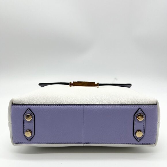 Lodis Periwinkle And White Envelope Crossbody Bag - Picture 5 of 10